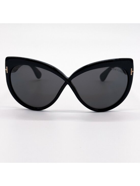 NEW TOM FORD BEATRICE SUNGLASSES TF1196 01A OVERSIZED BLACK WOMEN EYEWEAR FT1196